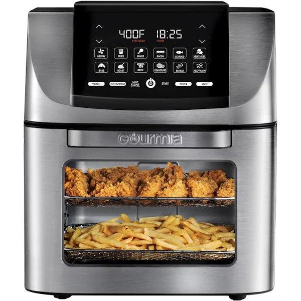 Gourmia 14 qt All-in-One Air Fryer, Oven, Rotisserie, Dehydrator with –  Kitchen Harbors